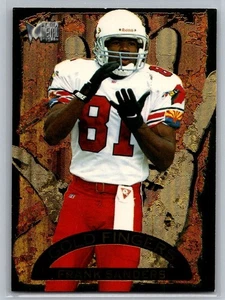 1996 Fleer Metal - Gold Fingers Frank Sanders #8 - Bild 1 von 2
