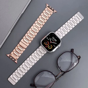 Metal Chain Stainless Steel Strap For Apple Watch Band Ultra3/2/1 SE Series 11-1 - Picture 1 of 15
