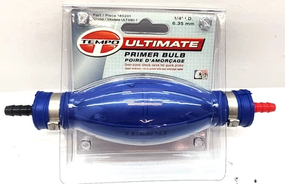 ⛽ Ultimate Primer Bulb by Tempo – 1/4" Hose Barb | EPA & CARB Approved - Image 1 of 3