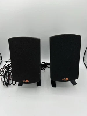 Klipsch ProMedia 2.1 THX Satellite Speakers Pair w/ Stands Tested Speakers ONLY - Image 1 of 4