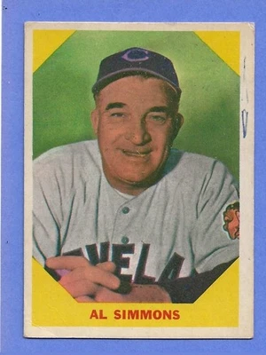 1960 Fleer бейсбол Greats - #32 - Эл Симмонс - EX - маркированный - Изображение 1 из 2