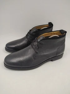Cole Haan Curtis C12819 Herren Schwarz Leder Chukka Stiefeletten Spitze Stiefel Größe 8 M - Bild 1 von 11