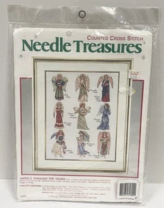 Vintage Needle Treasures Angels Through The Years Counted Cross Stitch Kit NEW - Picture 1 of 3