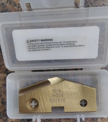 🗽YG TALADRO DESECHABLE INSERTO 2-3/4 HSS ESTAÑO Foto 1 de 4