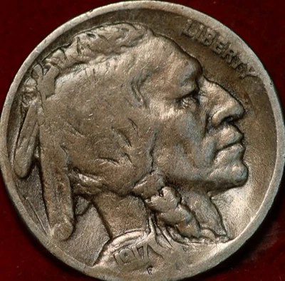1917-S San Francisco Mint Buffalo Nickel - Image 1 of 2
