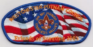 CSP - WESTCHESTER PUTNAM COUNCIL - SA-8 - 2003 FOS - $150 DON. - Picture 1 of 1