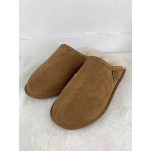 Fireside by Dearfoams Herren Warwick Lammfell Abnutzung Hausschuhe Größe 8 - Bild 1 von 7