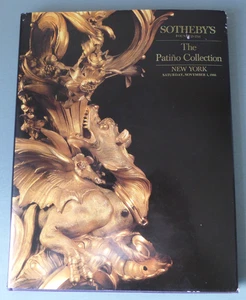 VTG Sotheby's Catalog "The Patino Collection" Nov. 1, 1986 Hardback Illustrated - Bild 1 von 21