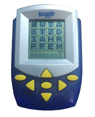 Boggle Electronic Hand Held 3 Minute Word Search Game Hasbro 2002 Tested Works - Image 1 of 4