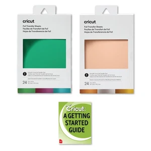 Cricut Foil Transfer Sheets Metallic and Jewel Sampler Bundle - Picture 1 of 7