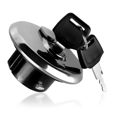 Tapa del tanque de combustible de gasolina para Yamaha Honda Suzuki Kawasaki motocicleta ATV BIKE plateada Foto 1 de 4