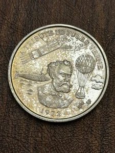1972 Rex .999 Fine Silver Doubloon- Mardi Gras Krewe Favor - Picture 1 of 2