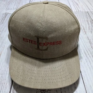 Vintage ESTES Express Lines Truckermütze Kappe hergestellt in den USA Druckknopflasche verstellbar - Bild 1 von 8