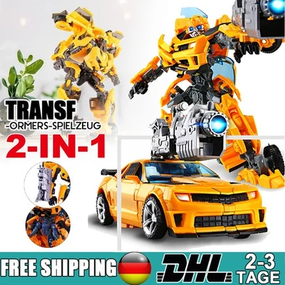 Neu Kinder Transformer Bumblebee Roboter Flim Figur Auto Actionsfigur Spielzeug - Bild 1 von 4