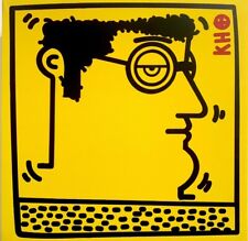 IABO - "Untitled" (Keith Haring- Portrait) Street Art Graffiti Pop Art