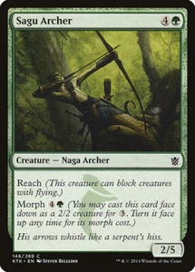 4x Arquero Sagu - Casi Nuevo - Khans of Tarkir GORRIÓN MÁGICO - Imagen 1 de 1