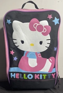 SANRIO Hello Kitty Soft Shell Rolling Suitcase Girls Luggage 2012 Pre-Owned - Picture 1 of 7