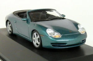 Atlas 1/43 - Porsche 911 Carrera Cabriolet Green 996 Diecast model Car 017 - Picture 1 of 5