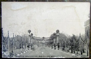 1909 PRESIDENT TAFT INAUGURATION WASHINGTON D.C. ANTIQUE POSTCARD - Picture 1 of 2