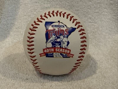 RARO Minnesota Twins 2000 40 Aniversario Temporada SGA Coleccionista Béisbol, ¡COMO NUEVO! Foto 1 de 4