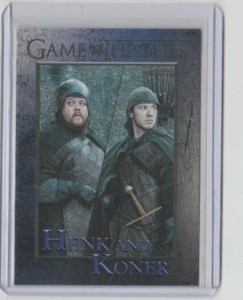 Game of Thrones Season 7 Trading Card #73 Henk and Koner