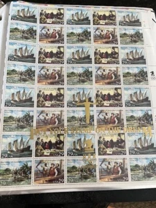 Several sheets of vintage 1988 Olympic Stamp Collection printed 1991 / 501 total - Picture 1 of 13