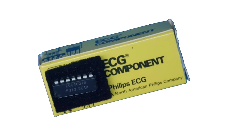 ECG4001B Buffered CMOS DIG - DIP14 - New - Image 1 of 1