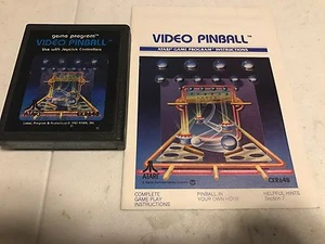 Video Pinball (Atari 2600, 1981) Spiel und Handbuch - getestet - Bild 1 von 4