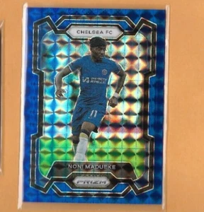 2023-24 Panini Prizm Premier League Prizm Noni Madueke Blue Mosaic, Chelsea #193 - Picture 1 of 2