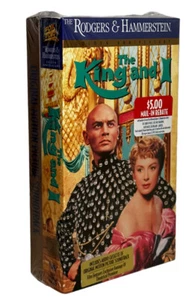 THE KING AND I ROGERS & HAMMERSTEIN VHS & SOUNDTRACK CASSETTE - Foto 1 di 6