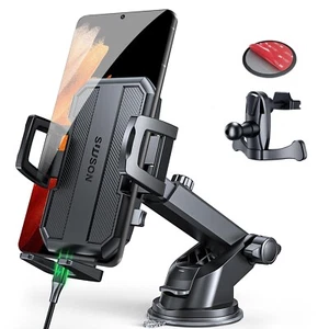 Car Phone Holder Mount, Strongest Suction Cell Phone Car Mount for Dashboard&... - Picture 1 of 7
