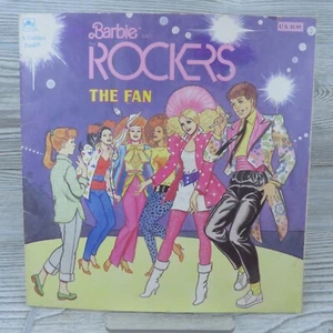 Vintage 1987 - Barbie and the Rockers - THE FAN - Illustrated Storybook Golden - Picture 1 of 6