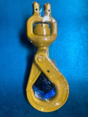 GUNNEBO-JOHNSON GUNNEBO JOHNSON SAFETY HOOK, BKH-7/8-8, 2 TON WLL, 7203304, Z700809, New