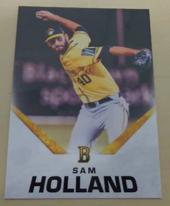 2019/20 Brisbane Bandits (Aussie Baseball) SAM HOLLAND Card -Inland Empire 66ers - Foto 1 di 2