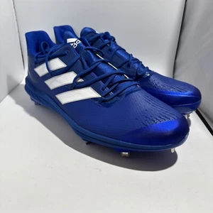 Scarpe da baseball Adidas Adizero Afterburner da uomo blu royal FZ4215 taglia 15 (3A - Foto 1 di 7