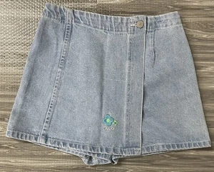 Girls Vintage Guess Denim Jean Skort Size 14 - Picture 1 of 7