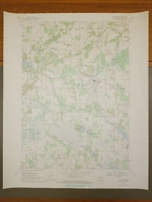 Wautoma, Wisconsin Original Vintage 1968 USGS Topo Map 27" x 22" - Изображение 1 из 4