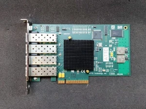 ATTO Technology FC84EN 4 Port 8GB Fibre Channel PCIe Card w/ 4x AVAGO SFPs - Picture 1 of 8