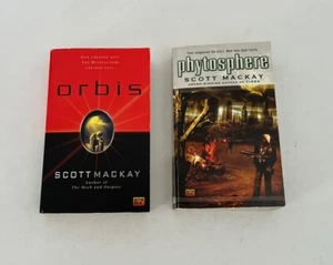 Scott Mackay ROC Science Fiction Lot of 2 Sci Fi Books ~ Phytosphere & Orbis - Imagen 1 de 10