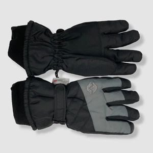 Addie & Tate Unisex Kid's Black Ski Winter Ski Gloves Sz OS - Picture 1 of 2