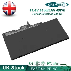 Batería 11,4 V TA03XL CS03XL para HP EliteBook 745 755 840 HSTNN-IB6Y 800231-1C1 - Imagen 1 de 12