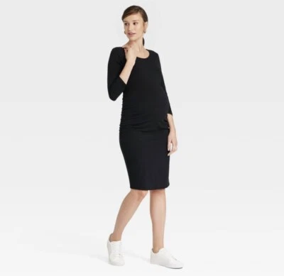 3/4 Sleeve T-shirt Maternity Dress - Isabel Maternity By Ingrid & Isabel XL. - Image 1 of 2