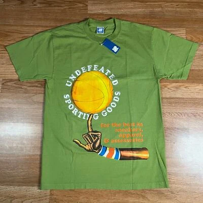 Undefeated Sporting Goods Green Basketball T Shirt Men’s Sz M New - Image 1 of 4