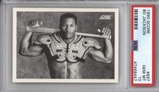 BO JACKON PSA 10 1990 SCORE BASEBALL #697 ROYALS BO KNOWS 8447 