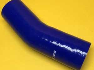 Raceworks SHE-023-375BE 23 degree 3.75" 95 mm Elbow Silicon hose pipe Blue - Picture 1 of 2