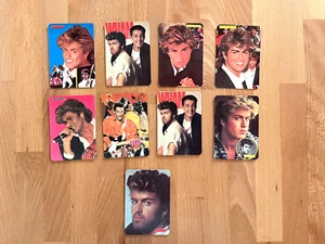 Vintage 1987 set 9 pocket calendar George Michael Wham music England #541 - Picture 1 of 8