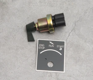 Humvee ignition switch w Plate M998 M35 M809 - Picture 1 of 4