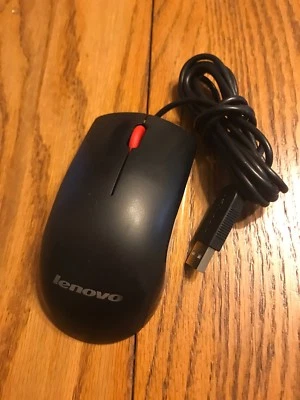 Lenovo MOEUUO Mini Optical Scroll Mouse USB Ships N 24h - Image 1 of 4