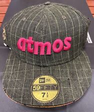 **Pre-owned** Atmos NYC X New Era Linen Cap Size 7-1/2 Year 2007