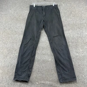 Pantalones groseros de colección para hombre 32x32 negros pierna ajustada a rayas algodón elástico gótico Y2K - Imagen 1 de 13